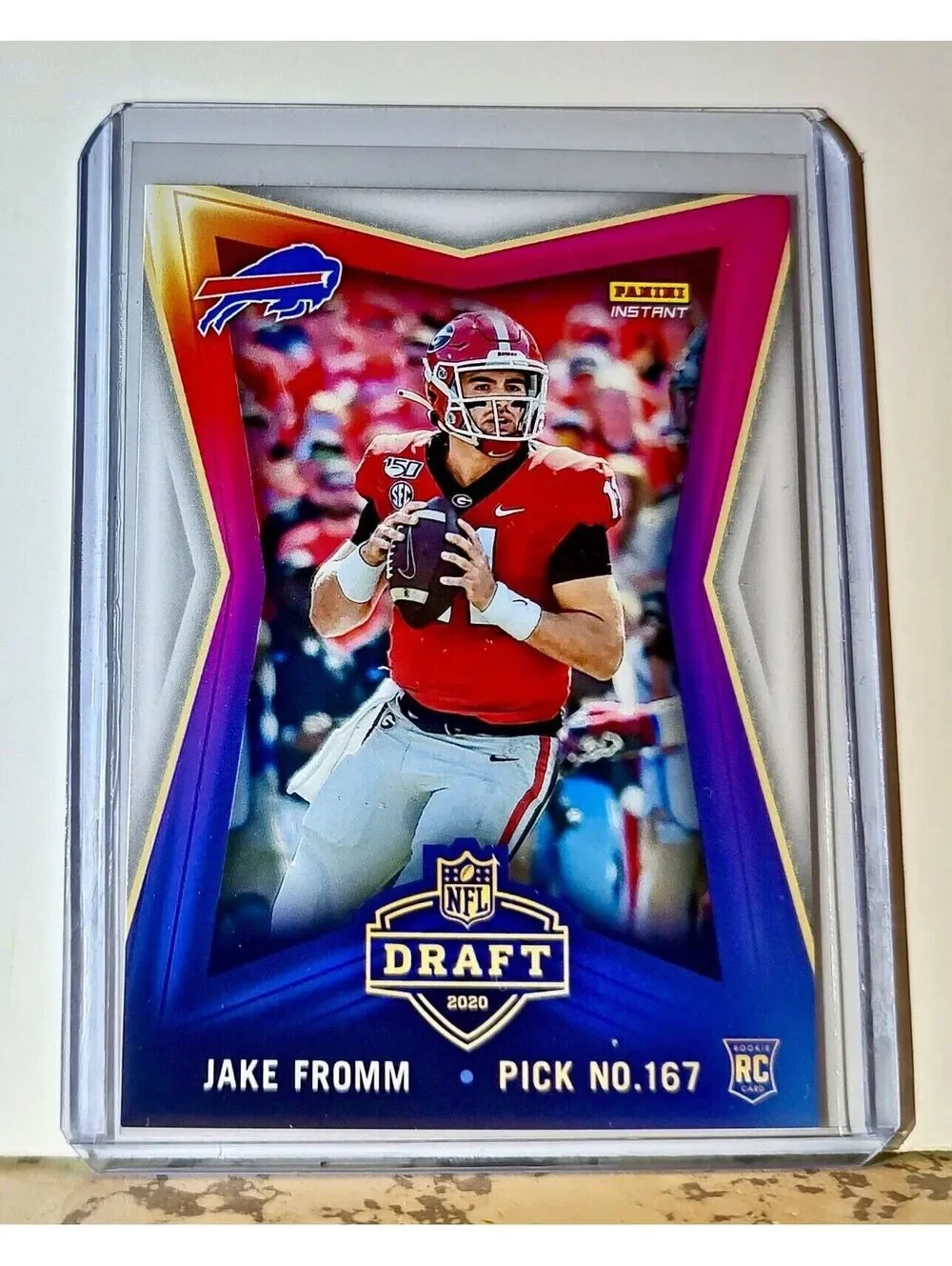 Jake Fromm 2020 NFL Draft Night NFL #6 Football Card Bills 1 of 686